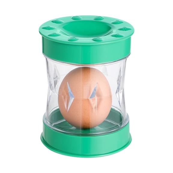 Egg Cracker Egg Shell Opener Egg Peeler For Hard Boiled Eggs Easy Egg Peeler Tool Fast Shell Remover With Egg Poker Kitchen Gadget For Deviled Eggs Breakfast Prep Reusable Egg Peeling Tool