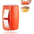 thumbnail image 1 of Egg Cracker Tool | Easy Shell Egg Opener | Handheld Egg Seperator Tool | Perfect for Baking, Scrambled Eggs & Omelets – No Mess, No Shell Pieces (Orange - 1 Pc), 1 of 10