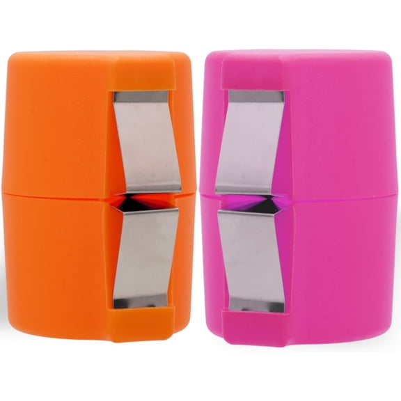 Egg Cracker Tool | Easy Shell Egg Opener | Handheld Egg Seperator Tool | Perfect for Baking, Scrambled Eggs & Omelets – No Mess, No Shell Pieces (Pink/Orange - 2 Pack)