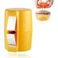 thumbnail image 1 of Egg Cracker Tool | Easy Shell Egg Opener | Handheld Egg Seperator Tool | Perfect for Baking, Scrambled Eggs & Omelets – No Mess, No Shell Pieces (Yellow - 1 Pc), 1 of 3