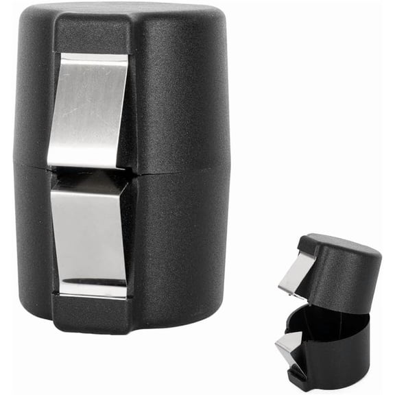 Egg Cracker Tool | Easy Shell Egg Opener | Handheld Egg Seperator Tool | Perfect for Baking, Scrambled Eggs & Omelets \u2013 No Mess, No Shell Pieces (Black - 1 Pc)