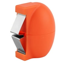 Egg Cracker Tool Easy Shell Egg Opener Handheld Egg Seperator Tool for Baking Scrambled Eggs and Omelets No Mess No Shell Pieces Orange (1 Pcs)