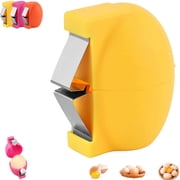 Egg Cracker Tool, Handheld Egg Shell Opener Separator for Eggs, Stainless Steel Eggs Cutter Cracker Tool, Quickly Cutting Off Cooked for Kitchen Use