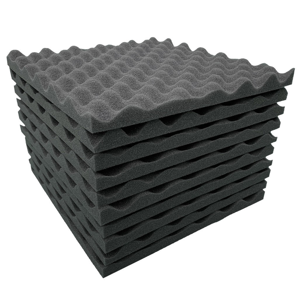 Egg Crate Foam Charcoal Cushion Acoustic Panels Sound Proof Foam