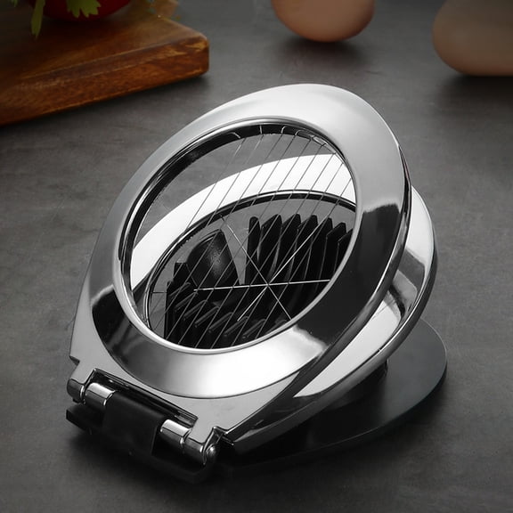 Egg Cutter Slicer, Multi Function Egg Cutter Tool, Stainless Steel Wire Egg Slicer, Boiled Egg Cutter Dicer, Kitchen Egg Cutting Tool For Salad Fruit Mushroom Cheese Slicing