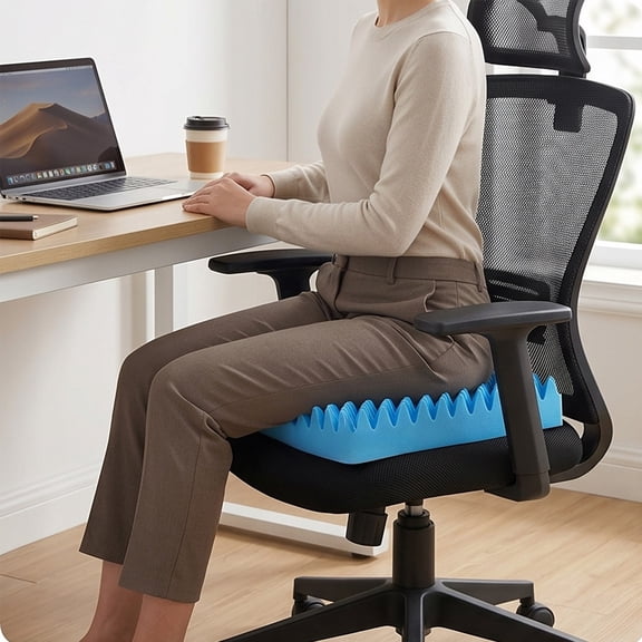 Egg Foam Pad Eggs Chair Cushion to Relieve Back, Foam Seat Cushion Chair Accessories Pad, Comfortable Support Cushion for Office Recliner Wheelchair Home Car Use