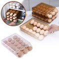 thumbnail image 1 of Egg Fresh - Keeping Box - Refrigerator - Specific, 7 - Tilt Design, Holds 18 Eggs, Stackable, Translucent, Thick - Base for Safe Storage, 1 of 5