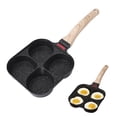 thumbnail image 1 of Egg Frying Pan, 4-Cup Egg Pan Nonstick, Egg Pan Skillet for Breakfast, Pancake, Hamburger, Sandwiches, Suitable for Stove & Induction Cookware, 1 of 8