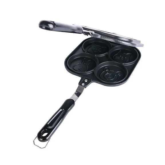 Egg Frying Pan Double-sided Pancake Shape Griddle Pan Pancake Pan Non-stick Animal Pancake Maker Mi