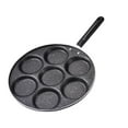 thumbnail image 1 of Egg Frying Pan, Pancake Omelette Pan Cooker Pans Cookware Fried Egg Cooker Plett, Crepe, Multi Egg Frying Pan, 1 of 9