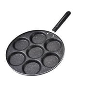 Egg Frying Pan, Pancake Omelette Pan Cooker Pans Cookware Fried Egg Cooker Plett, Crepe, Multi Egg Frying Pan