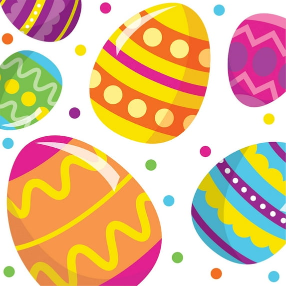 Egg Fun Beverage Napkins, 16pk