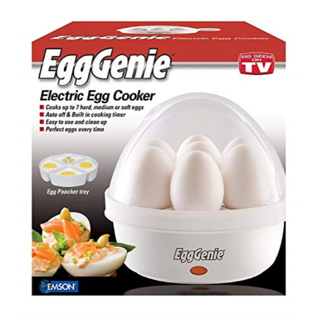 Egg Genie by Big Boss, The Original Rapid Egg Cooker 7 Egg Capacity