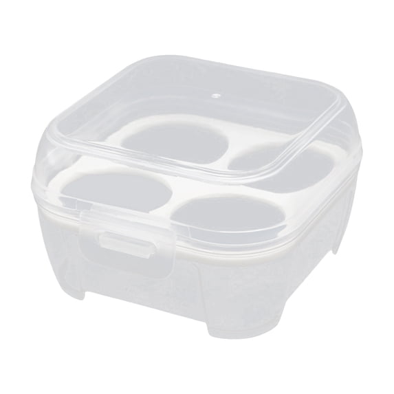 Egg Holder Camping Carrier Portable Egg Storage Box with Secure Lock, Shockproof Refrigerator Egg Container for Picnic Travel Kitchen Outdoor Use