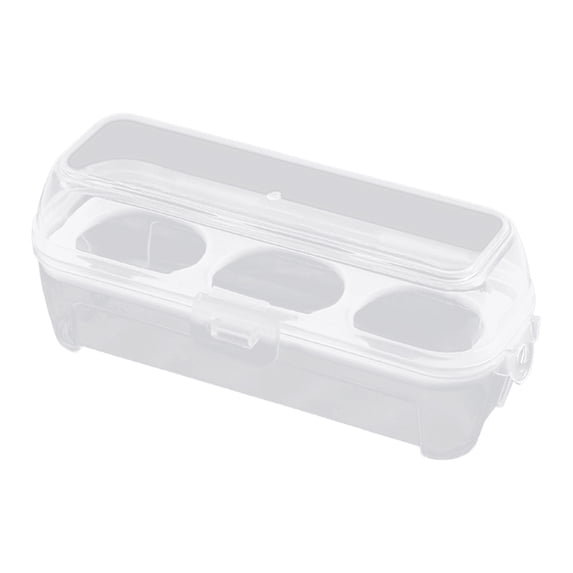 Egg Holder Camping Carrier Portable Egg Storage Box with Secure Lock, Shockproof Refrigerator Egg Container for Picnic Travel Kitchen Outdoor Use