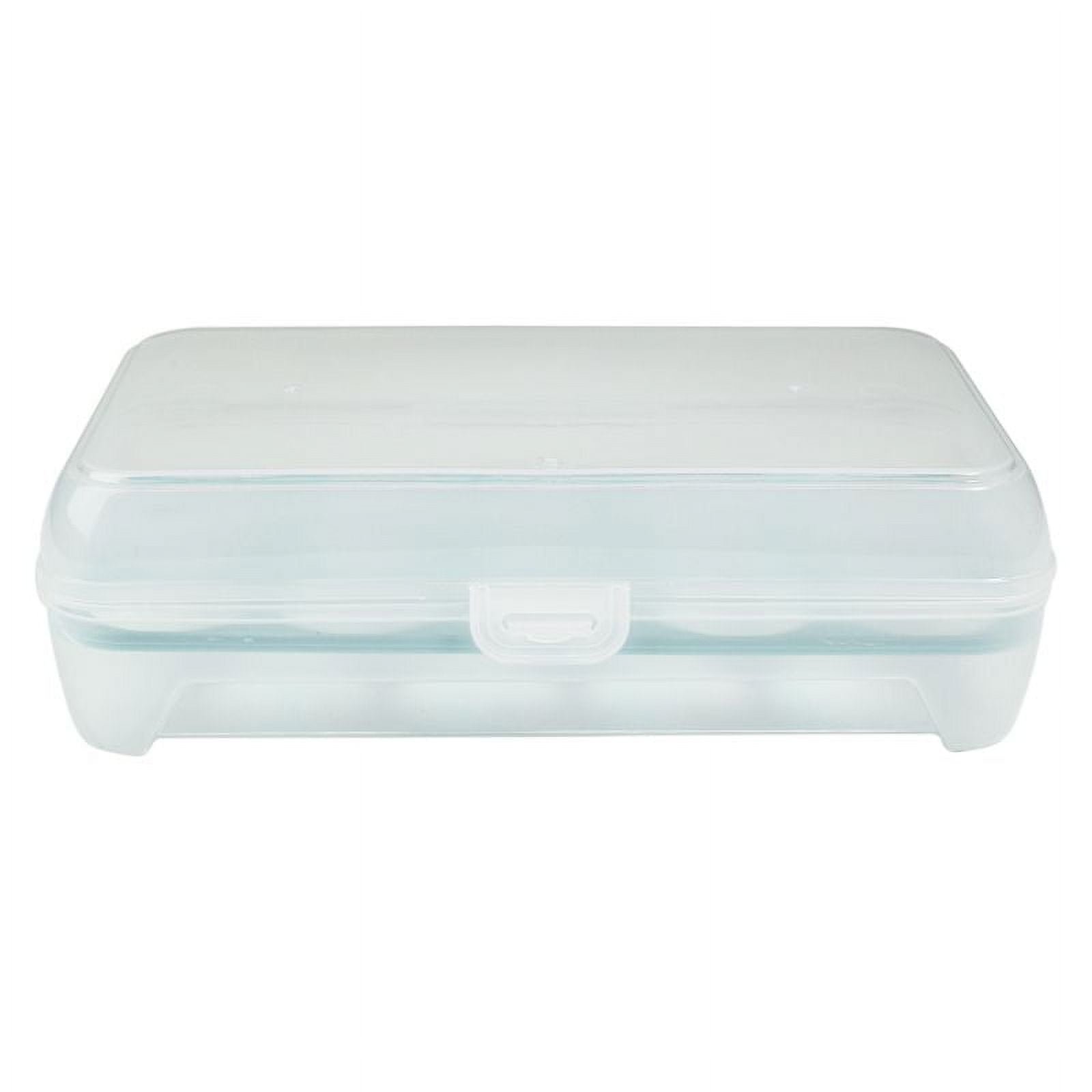 Egg Holder, Deviled Egg Tray with Lid Egg Carrier Box Dispenser