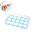 thumbnail image 1 of Egg Holder Fridge Plastic Chicken Egg Storage Box - Shatterproof Non-Slip Container, 1 of 5