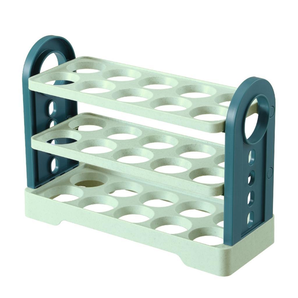 Egg Holder for Refrigerator 3-Layer Flip Egg Holder Egg Storage Container Stackable Egg Organizer for Refrigerator Store