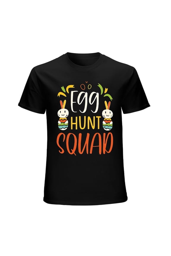 Egg Hunt Squad Easter Day T-shirt Men Women Kids Bunny Fun Tee