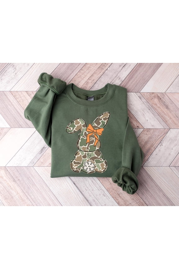 Egg Hunter Camo Easter Shirt, T-shirt, Easter Day Shirt, Camo Easter Bunny Shirt, Happy Ea