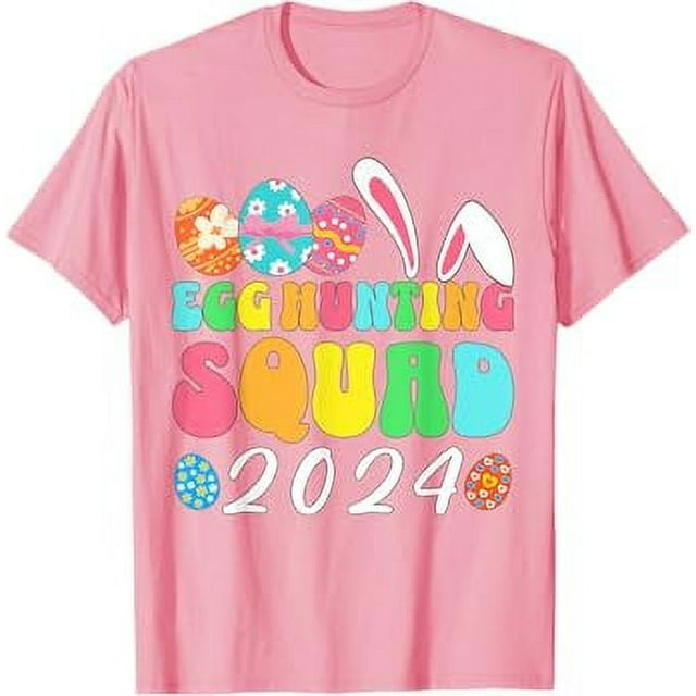 Egg Hunting Squad 2024 Easter Egg Hunt Crew Matching Group TShirt