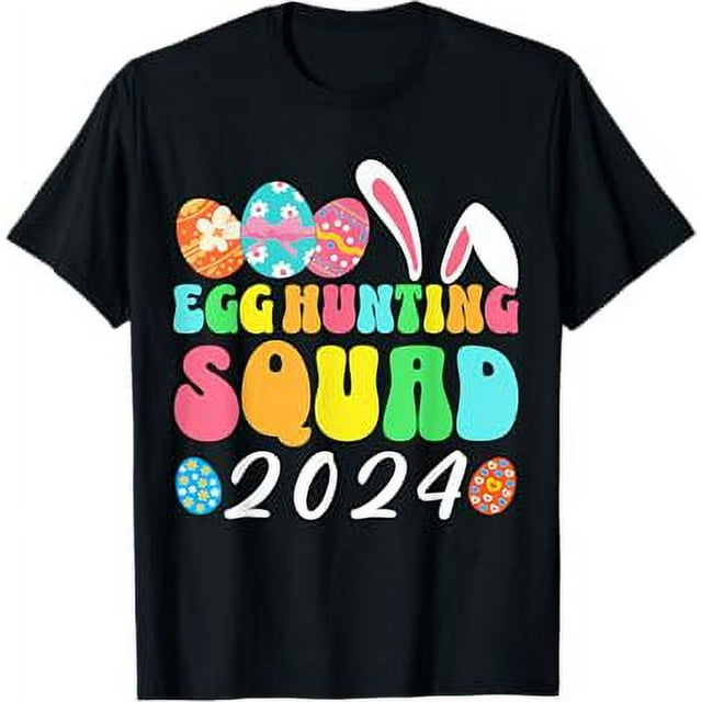 Egg Hunting Squad 2024 Easter Egg Hunt Crew Matching Group TShirt