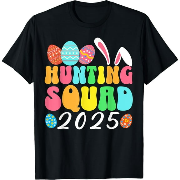 Egg Hunting Squad 2025 Easter Egg Hunt Family Matching Group T-Shirt