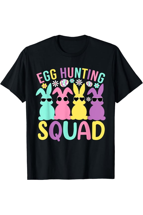 Egg Hunting Squad Crew Family Happy Easter Bunny Mens T-Shirt