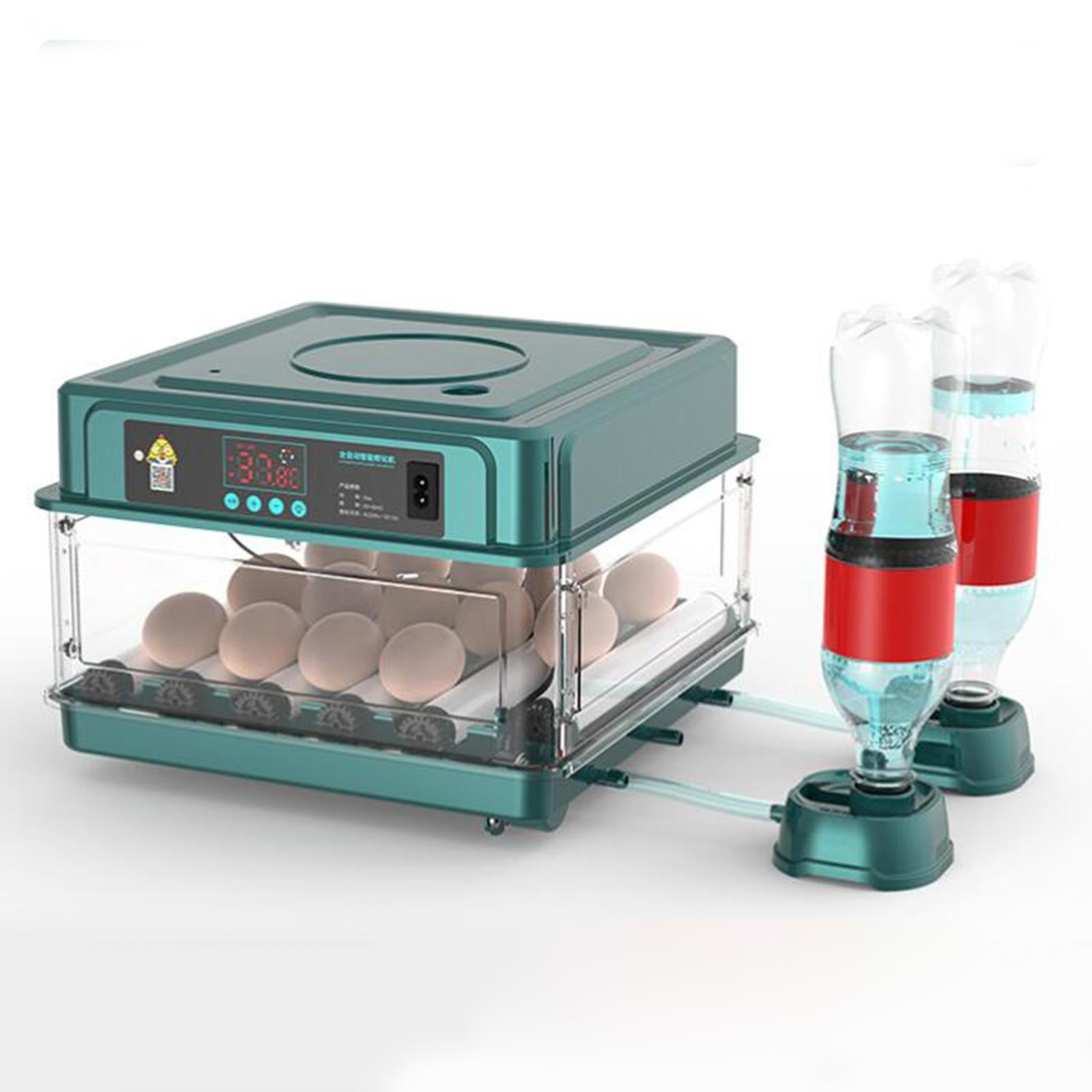 Egg Incubator, 15 Eggs Hatcher Poultry Hatching Machine with Automatic