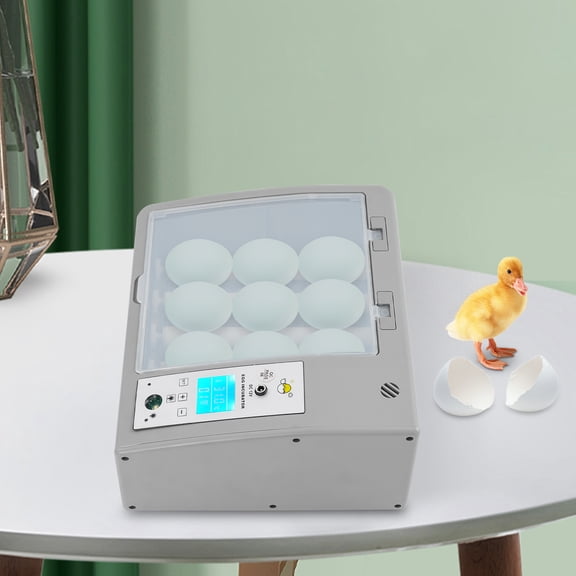 Egg Incubator Chicken Quail Hatcher Automatic Incubators for Hatching Eggs 35W for Small Farms, Homes