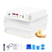 Egg Incubators for Hatching Eggs 110V Automatic Egg Turning Egg Incubator with Temperature Control Multifunctional Poultry Incubators with Humidity Monitoring for Commercial Use fun
