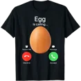 thumbnail image 1 of Egg Is Calling T-Shirt All Size S-5XL, 1 of 4