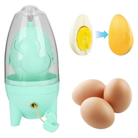 FWOVF Manual Egg Beater, Portable Silicone Durable 1PC