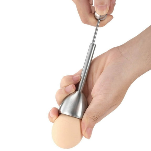 Egg Opener under $5! Cagogo Egg Shell Opener Tool, Stainless Steel Egg Topper Cutter, Easy Open Eggshell Remover for Soft Hard Boiled Eggs, Breakfast Kitchen Gadget for Perfect Opening