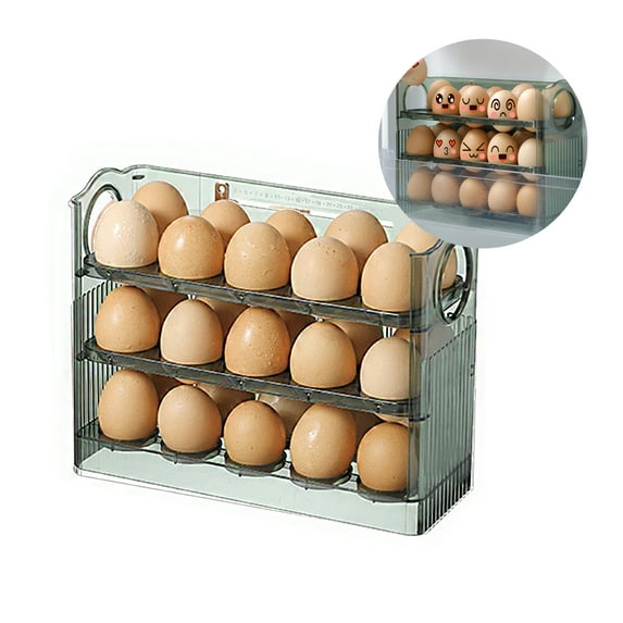 Egg Organizer For Refrigerator Door Multipurpose Storage Box