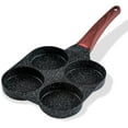 Egg Pan, 4Cup Nonstick Granite Omelette Skillet,Non Stick Pancake
