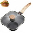 thumbnail image 1 of Egg Pan Egg Frying Pan with Lid, 4-Cups non-stick frying pan, Multifunctional omelet pan, 1 of 6