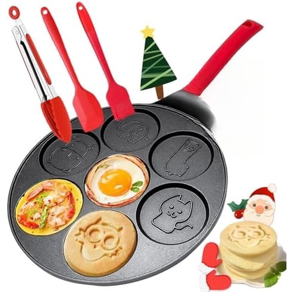 Egg Pan Omelette Pan Pancake Pan Maker Nonstick Egg Cooker Skillet for Pancakes Cookies Burgers Breakfast Pan