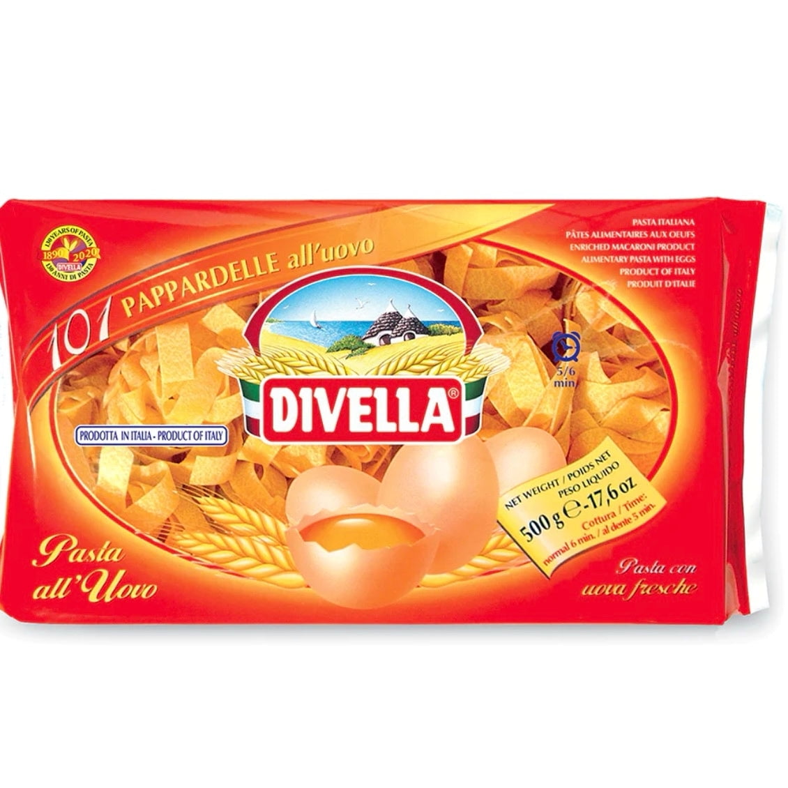 Egg Pappardelle 101 500g 17.6 oz