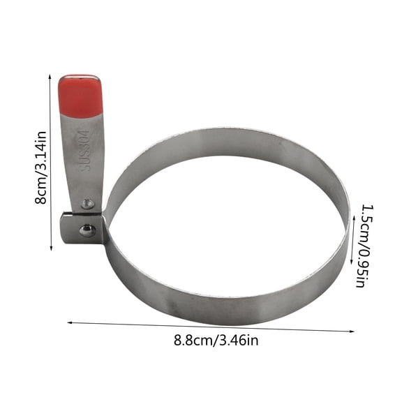 Egg Patty Maker Star Mold – Durable Stainless Steel Rings for Non-Stick Frying, Baking & Sandwich Prep