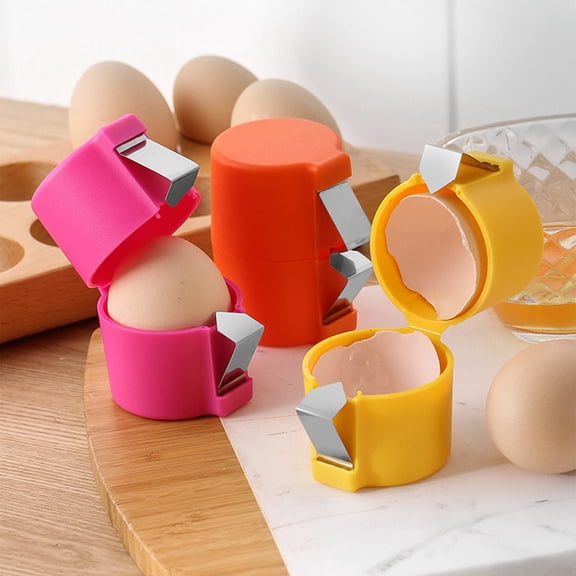 Egg Peeler 3 Pack, Portable Boiled Egg Shell Remover Tool for Quick Egg Peeling, Easy to Use Kitchen Gadget for Hard Boiled Eggs, Time Saving Kitchen Tool for Home Cooking