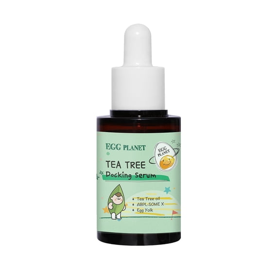 Egg Planet Tea Tree Docking Serum 1.0 FL OZ. Egg Yolk Extract, Tea Tree Oil, Spot Care Serum