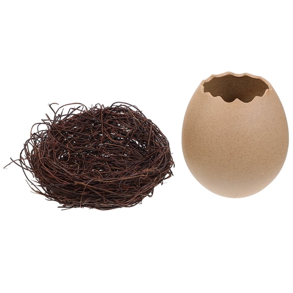 Terrarium Ceramic Hydroponic Vase Bird Egg Planter Creative