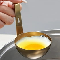 Egg Poacher, Heavy Duty Stainless Steel poached egg cooker, Hangable poached egg cups for Easy Cooking, Poached Egg Pan for Making Soft Boiled Eggs, 1 Pcs, 2.95x4.33"