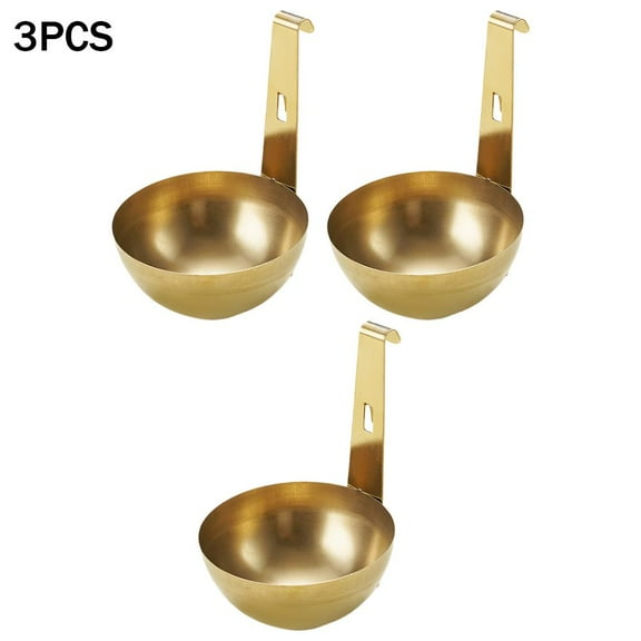 Egg Poacher, Stainless Steel Egg Poachers Cup, No-Stick Eggs Poacher Pan with Hang Ear, Kitchen Cooking Gadgets for Family Gatherings & Busy Mornings