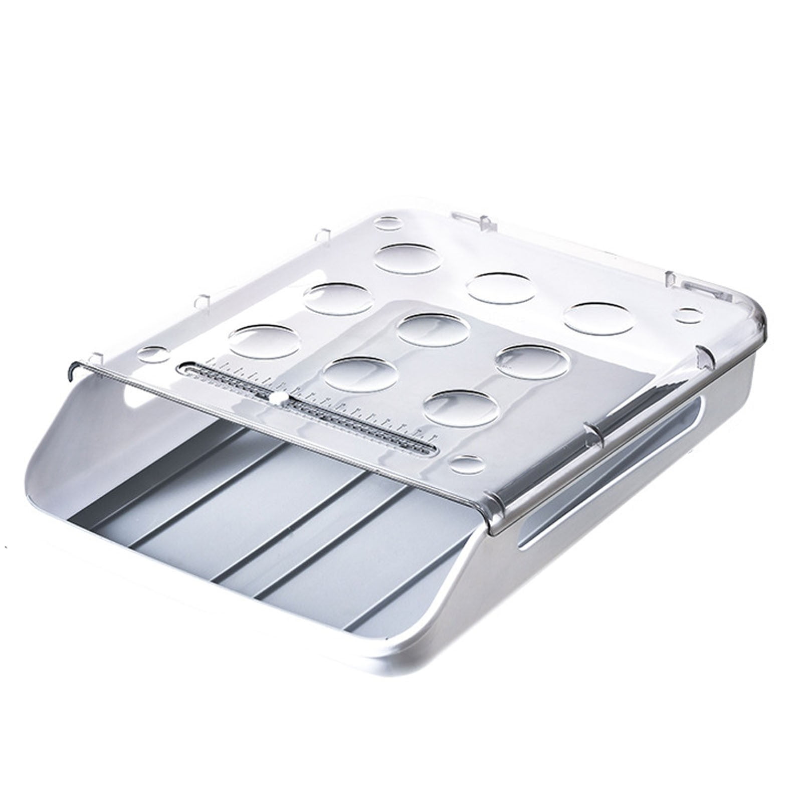 Egg Preservation Box Storage Rack,Fall Proof Household Transparent Kitchen Storage Tray Shelf