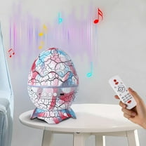 Egg Projector,4 in 1 Northern Lights Projector, Dinosaur Egg Galaxy Star Projector Starry Light,Starry Projector,Remote Control 14 Colors Galaxy Night Light and Soothing Music for Teens
