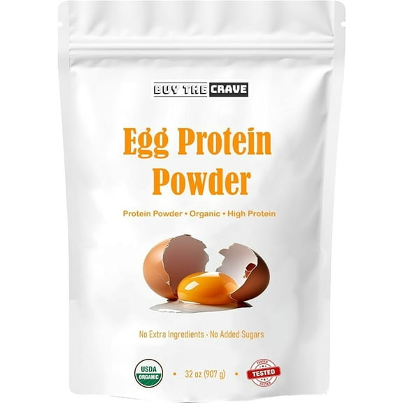 Egg Protein Powder, Egg White Powder, Lactose Free Protein Powder - Unflavored & Dairy Free (32 OZ)