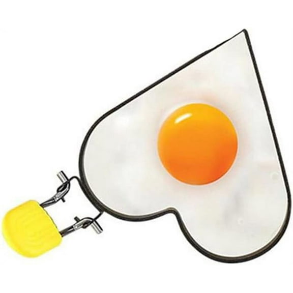 Egg Ring Egg Poachers Egg Rings 3 Inch, Egg Rings for Frying Eggs, Egg Mold for Breakfast Sandwiches Star Round Heart Flower Egg Circle Mold 1 PACK