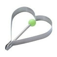 thumbnail image 1 of Egg Rings Ikeay Heart-Shaped Egg Ring Set: Stainless Steel Mold for Perfect Poached Eggs, Rice Balls, And More, Ideal for Creative Breakfasts And Fun Cooking Experiences. Egg Shaper, 1 of 5